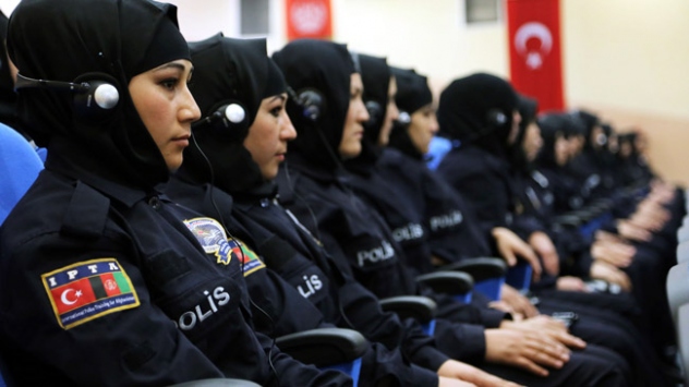 Afgan kadın polis adaylarına Sivas’ta eğitim